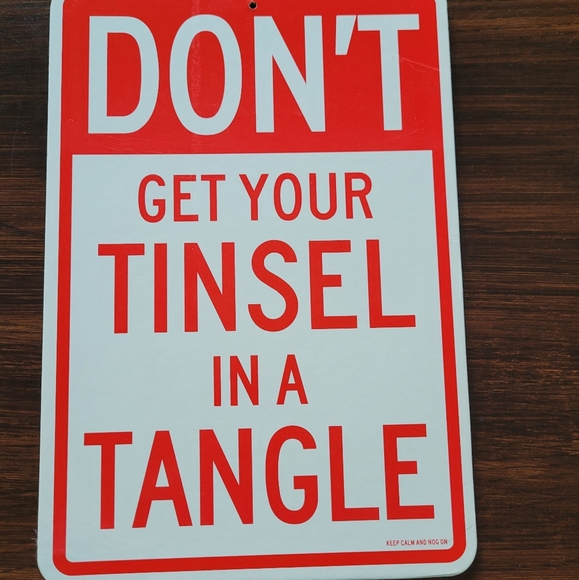 Decorative Christmas sign - Picture 2 of 3